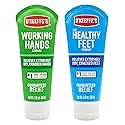 O'Keeffe's Working Hands Hand Cream (3 oz Tube) and Healthy Feet Foot Cream (3 oz Tube) - Repairing Skincare for Extremely Dry, Cracked Hands
