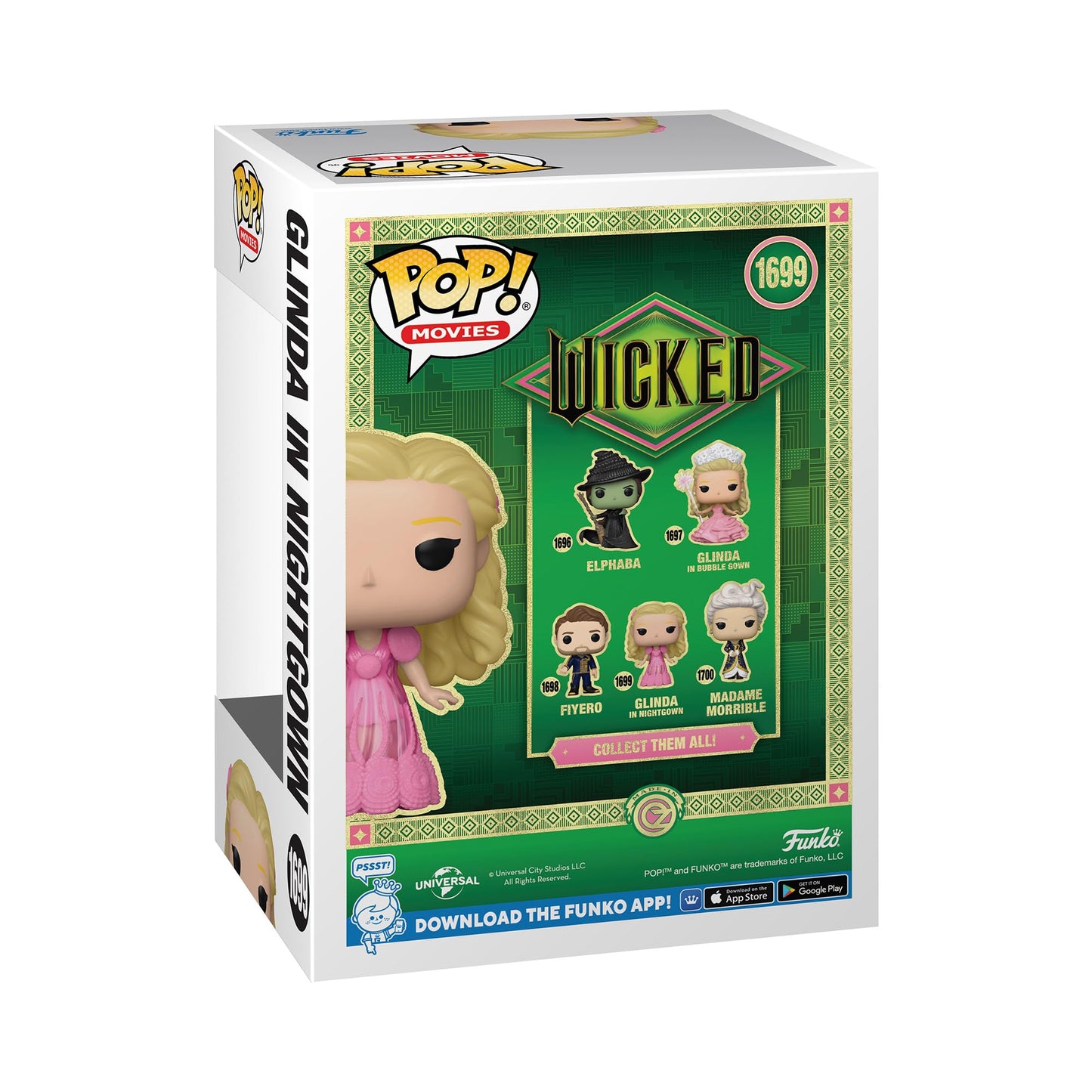 Funko POP Movies: Glinda in Nightgown - Wicked - Collectable Vinyl Figure - Gift Idea - Official Merchandise - for Kids & Adults - Movies Fans…