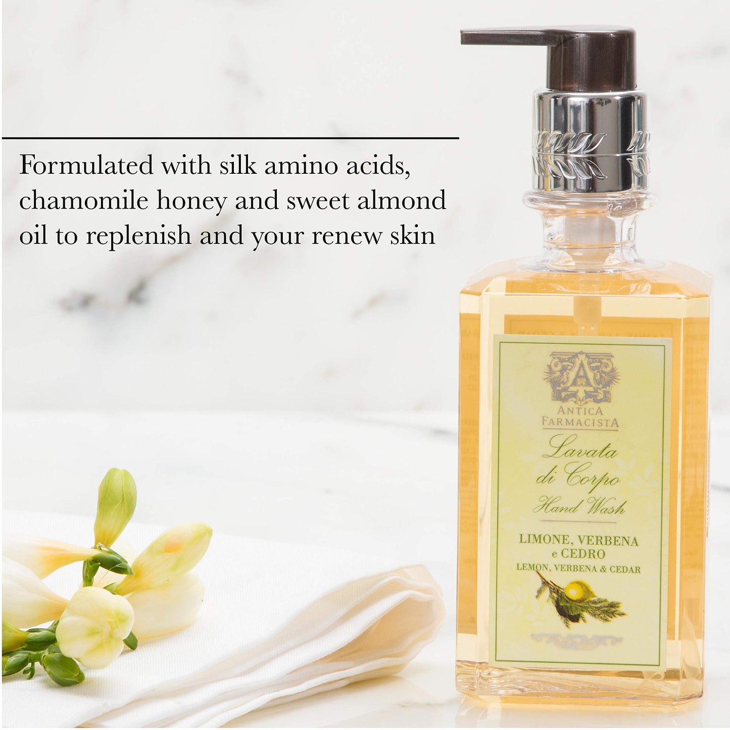 Antica Farmacista Hand & Body Wash - Luxury Nourishing Body Wash - Hydrating Hand Cleansing Wash - Bath & Body Gift - Hana Lei, 10 fl oz