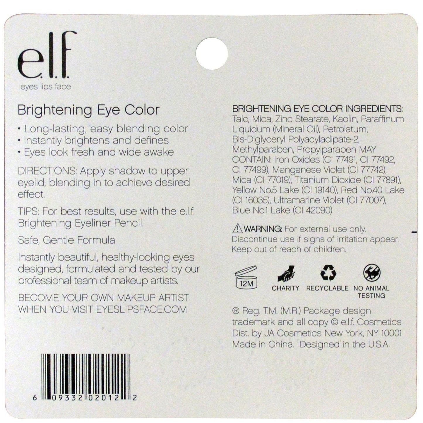 e.l.f. Cosmetics Brightening Eye Color - Brownstone