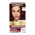 L'Oreal Paris Excellence Crème Permanent Hair Dye, Triple Care Hair Color with Pro-Keratine Complex for 100% Gray Hair Coverage, 4RM Dark Mahogany