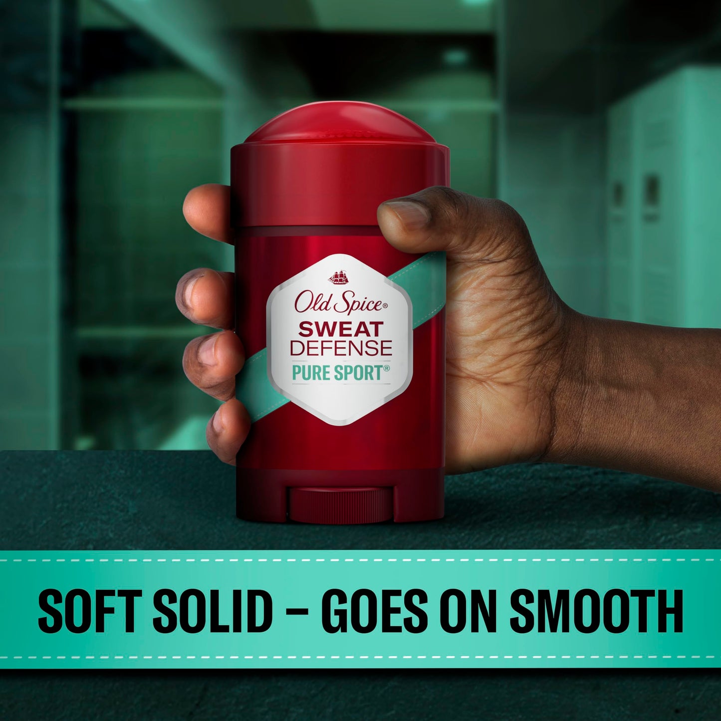 Old Spice Sweat Defense Antiperspirant & Deodorant for Men, 24/7 Ultimate Sweat Protection, Long Lasting Scent, Soft Solid, Pure Sport Scent, 2.6 oz