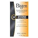 Bigen Permanent Powder Hair Color 59 Oriental Black 1 ea (Pack of 12)