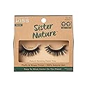 KISS Sister Nature False Eyelashes, 'Sage', 12 mm, 100% Natural Hair, Recyclable Paper Box, Printed with Soy Ink, Cruelty Free, Vegan, Includes 1 Pair