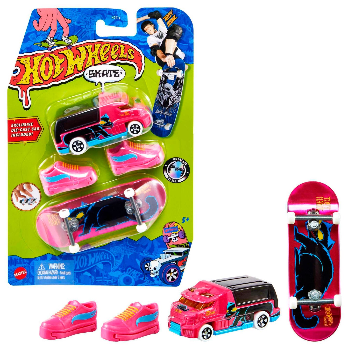 HOT Wheels Skate W/CAR Animal Attack