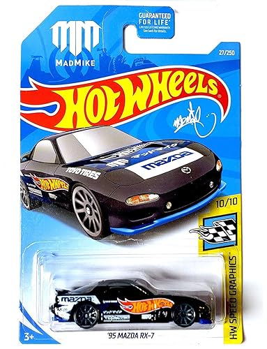 Hot Wheels 2019 MAD Mike HW Speed Graphics - '95 Mazda RX-7