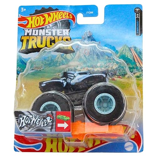 Monster Trucks Hotweiler with Connect and Crash car 72/75 (1:64 Scale)