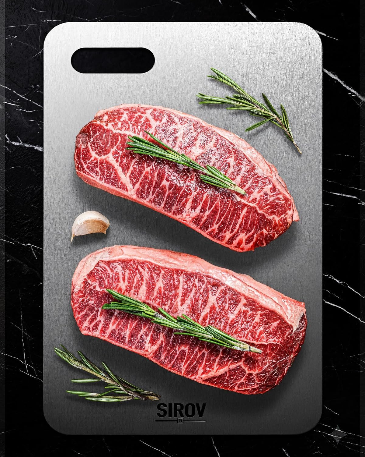 Katuchef Titanium Cutting Board for Kitchen, 100% Pure Titanium Cutting Board Food Grade,Non Toxic chopping board, Dishwasher safe, Easy to Clean…