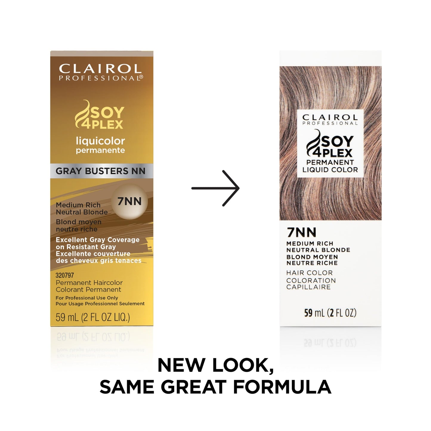Clairol Professional Permanent Liquicolor, 7nn Med Neutral Blonde, 2 oz. - Packaging May Vary