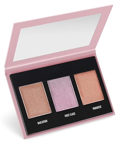 Black Radiance True Complexion 3D Highlighter Palette, Luminosity, 0.38 Ounce