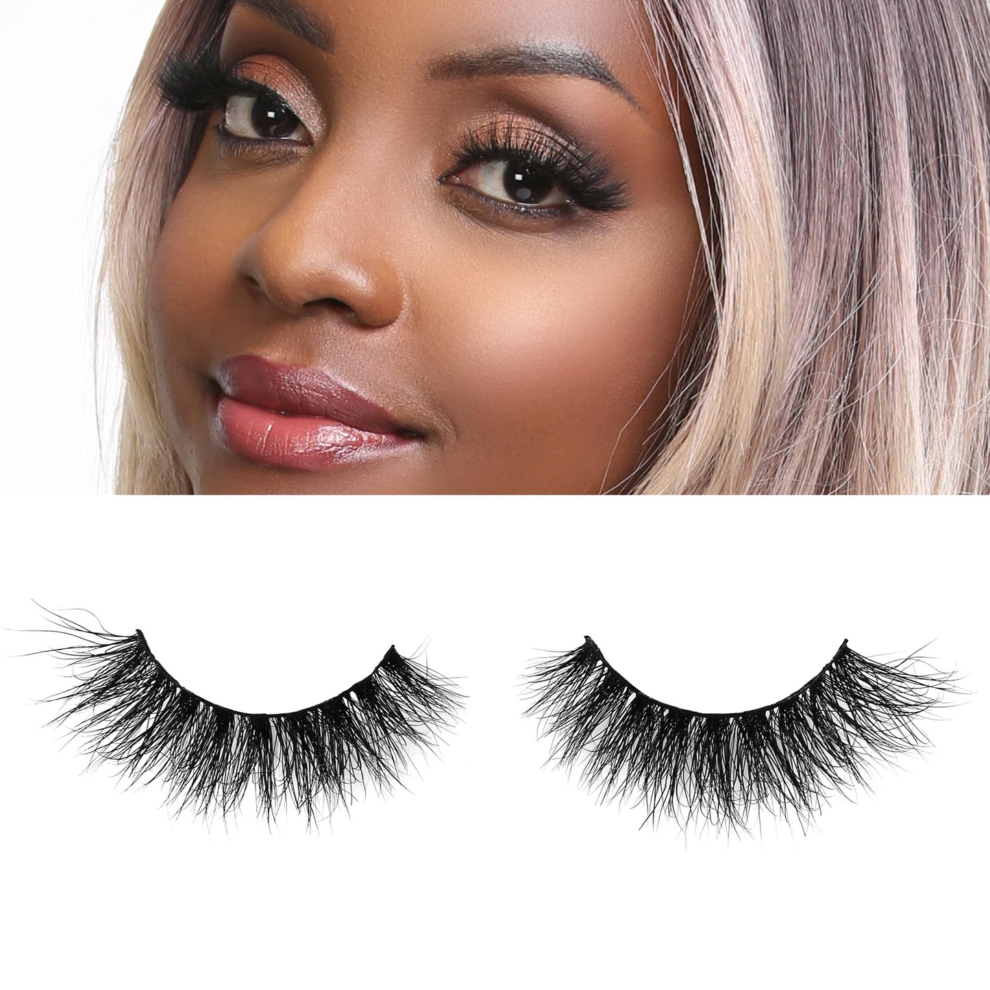 Laflare 3D NY Mink Eyelashes, 100% Real Mink Hair Lashes, Luxury Makeup, Natural, Light, Trendy, Variety, Reusable, Multi layered Real Mink Hair