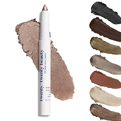 twenty/twenty beauty Visionary Eye Shadow Stick - Shimmer Cream Eye Shadow Pencil - Safe for Sensitive Eyes - Ophthalmologist Developed - Vegan