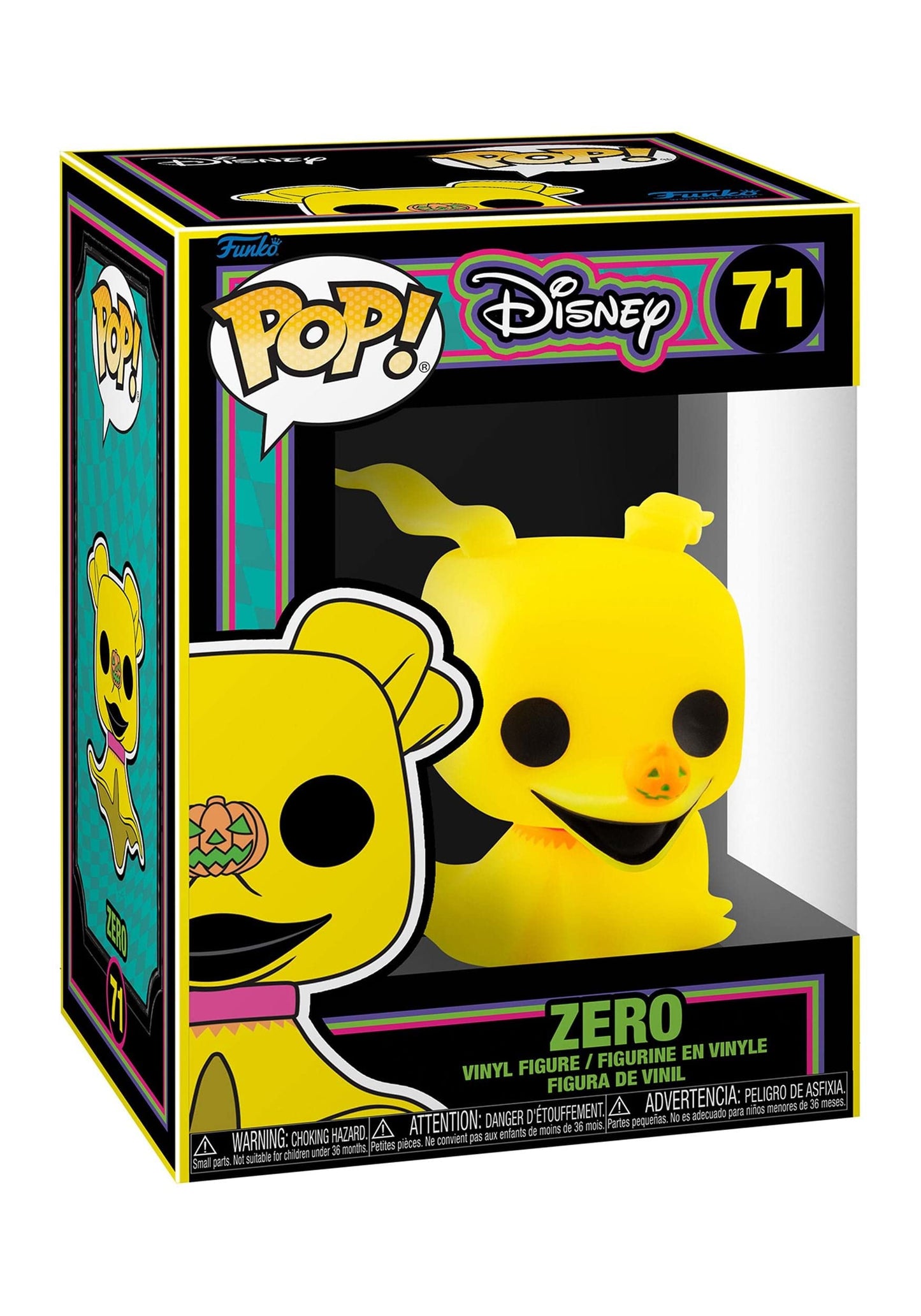 Funko Pop! Disney: The Nightmare Before Christmas - Zero (Blacklight)