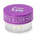 Lux Collection Edge Control Gel for 4C Hair - 48 Hour Maximum Hold Edge Control, Edge Lux with Castor Oil, Keratin & Biotin, Non-Flaking Styling Gel