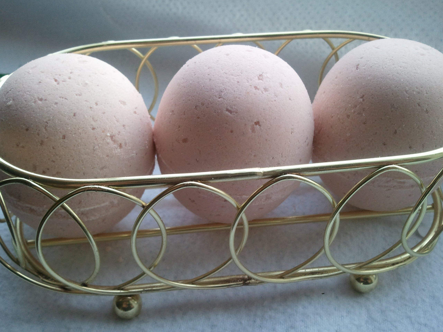 3 White Tea and Ginger Luxury Bath Bombs, Large 5 oz Each, Handmade with Shea, Mango & Cocoa Butter, Ultra Moisturizing, Great for Dry Skin, All Skin…