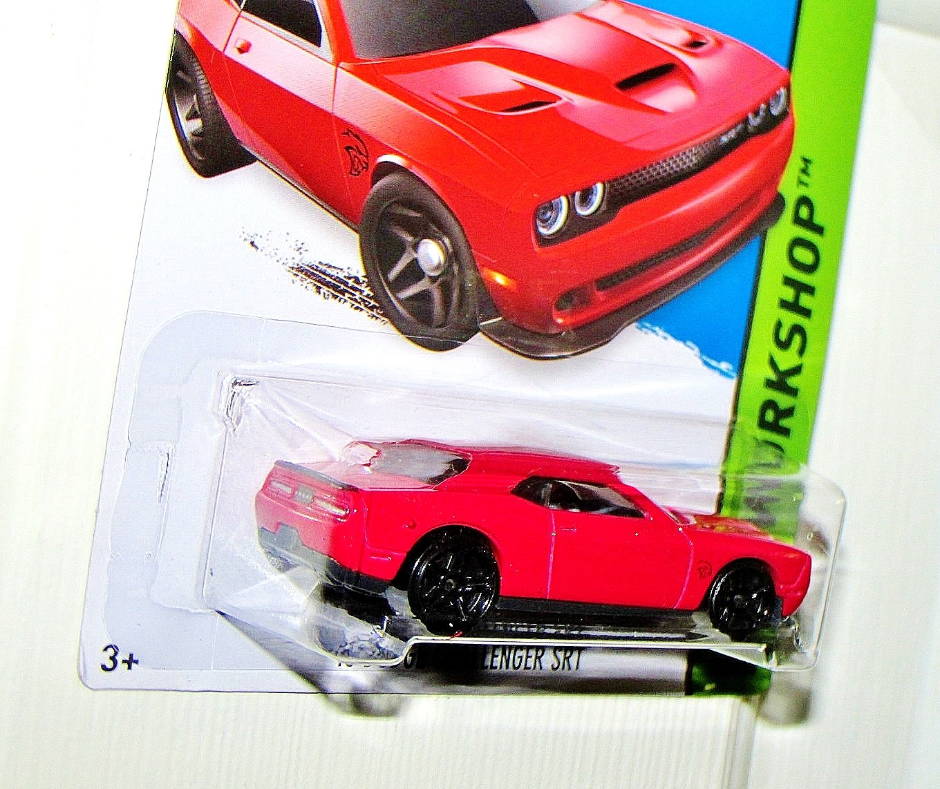 Hot Wheels 2015 HW Workshop Dodge Challenger SRT Hellcat Hell Cat Red