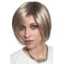 JUST Lace Front 100% Hand-Tied Heat Friendly Synthetic Topper by Ellen Wille, 5PC Bundle: Topper, 4oz Mara Ray ProSmooth Shampoo & Conditioner, Comb