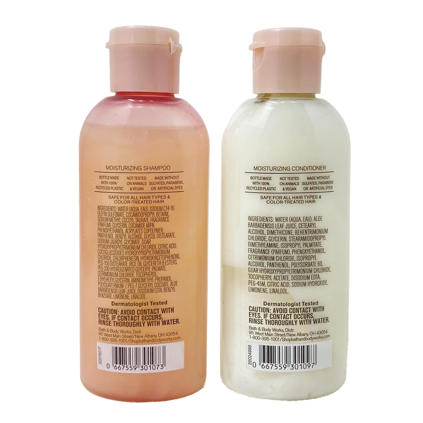 Bath & Body Works Champagne Toast Mini Shampoo and Conditioner Duo Set with a Natural Oats Sample Soap - Travel Size