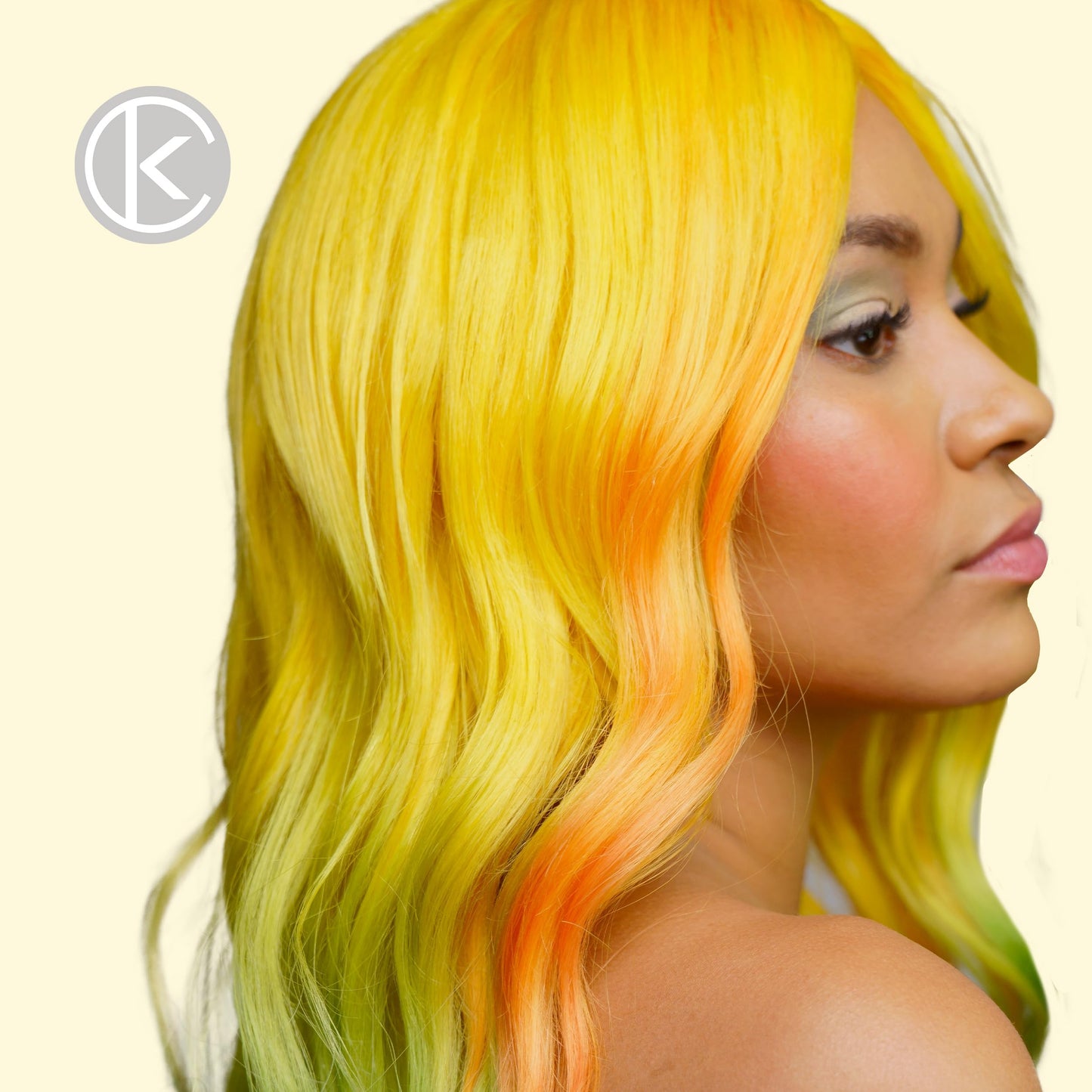 Keracolor Color + Clenditioner 3-in-1 Color-Depositing Conditioner, Gently Cleanses & Conditions, Semi-Permanent Lemon Hair Color, 12 Fl Oz