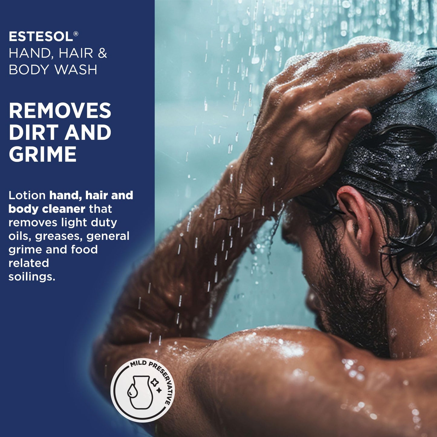 ESTESOL HAND, HAIR & BODY WASH 4 LITER, 4 PACK