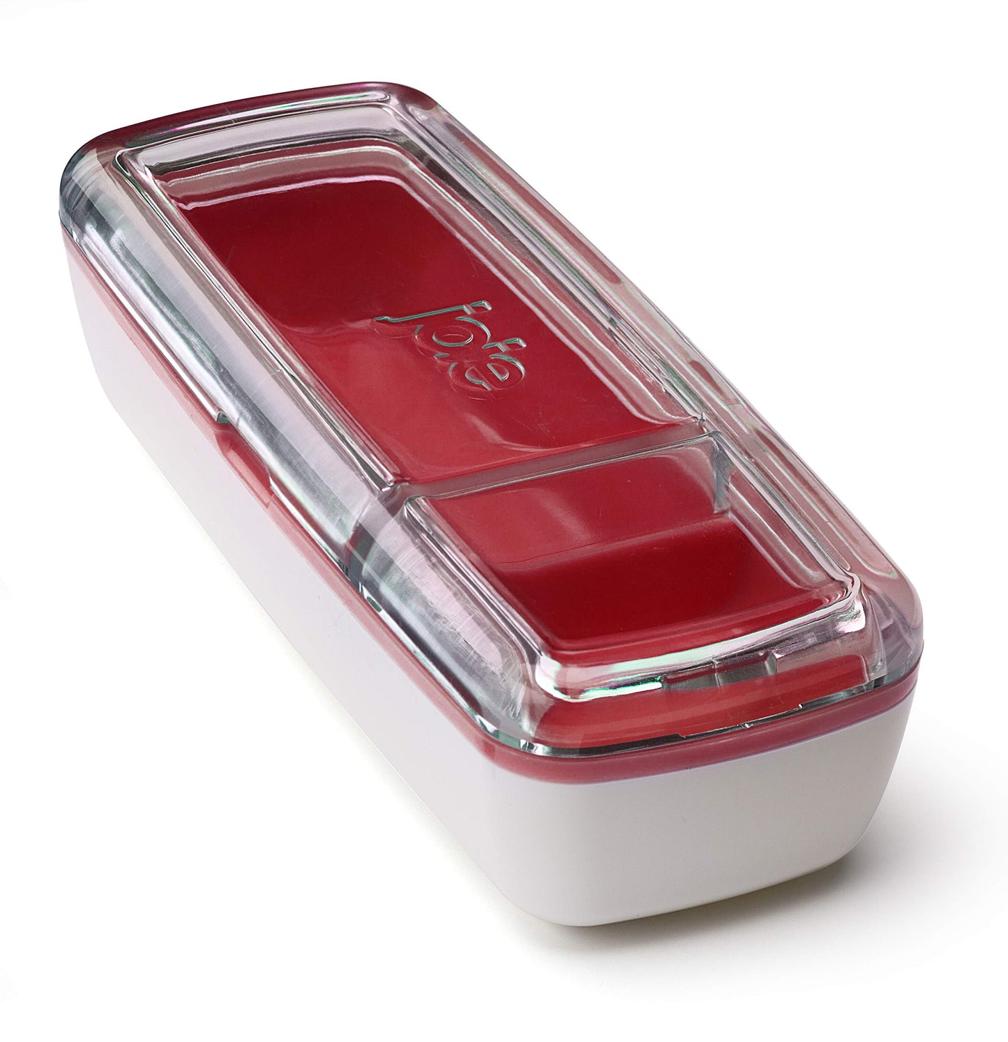 Joie Snack On the Go Divided Container, Two Compartment Storage Box Keeps Foods Separate, Leakproof and Airtight, Ideal for Veggies and Dip or Cheese…