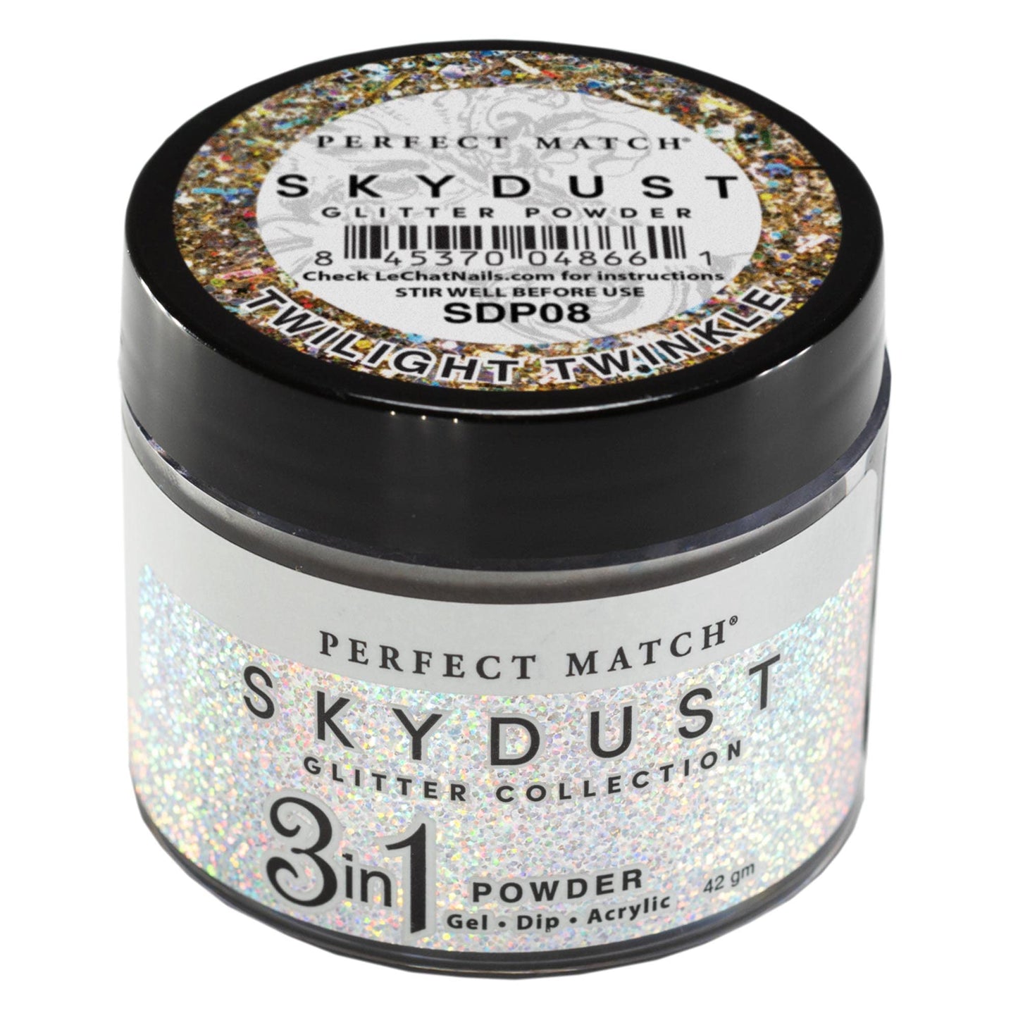 LeChat Perfect Match Sky Dust 3 in 1 Dip Glitter Powder - Twilight Twinkle #SDP08 - 42 g Beauty & Personal Care LECHAT