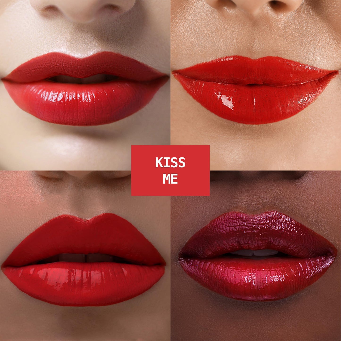 Ruby Kisses Lip Vinyl Tint - High-Pigment, Transfer-Proof, Smudge-Proof Liquid Lipstick, Soft-Satin Shine, Lightweight Makeup, Long-Lasting Lip-gloss