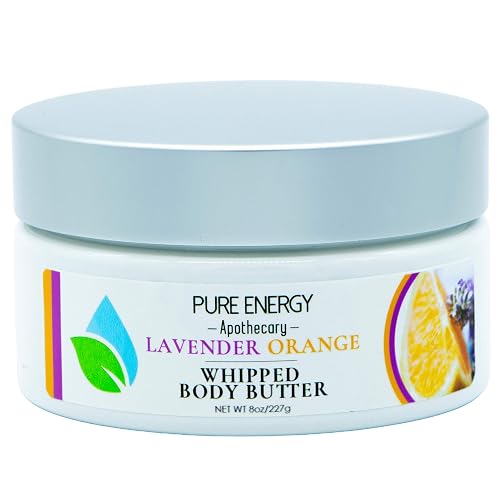 Carved Solutions Pure Energy Apothecary Whipped Body Butter, Aromatherapy, 8 Ounce