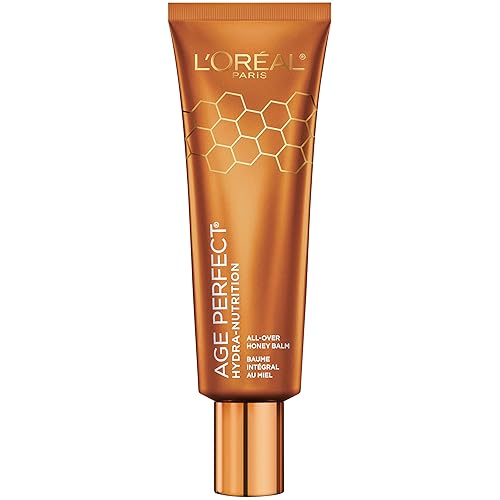 L'Oreal Paris Skincare Age Perfect Hydra-Nutrition All-Over Balm with Manuka Honey Extract and Nurturing Oils, to Soothe and Rescue Dry Skin, Paraben