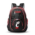 Denco University of Cincinnati Bearcats Laptop Backpack- Fits Most 17 Inch Laptops and Tablets - Ideal for Work, Travel, School, College, and Commuting