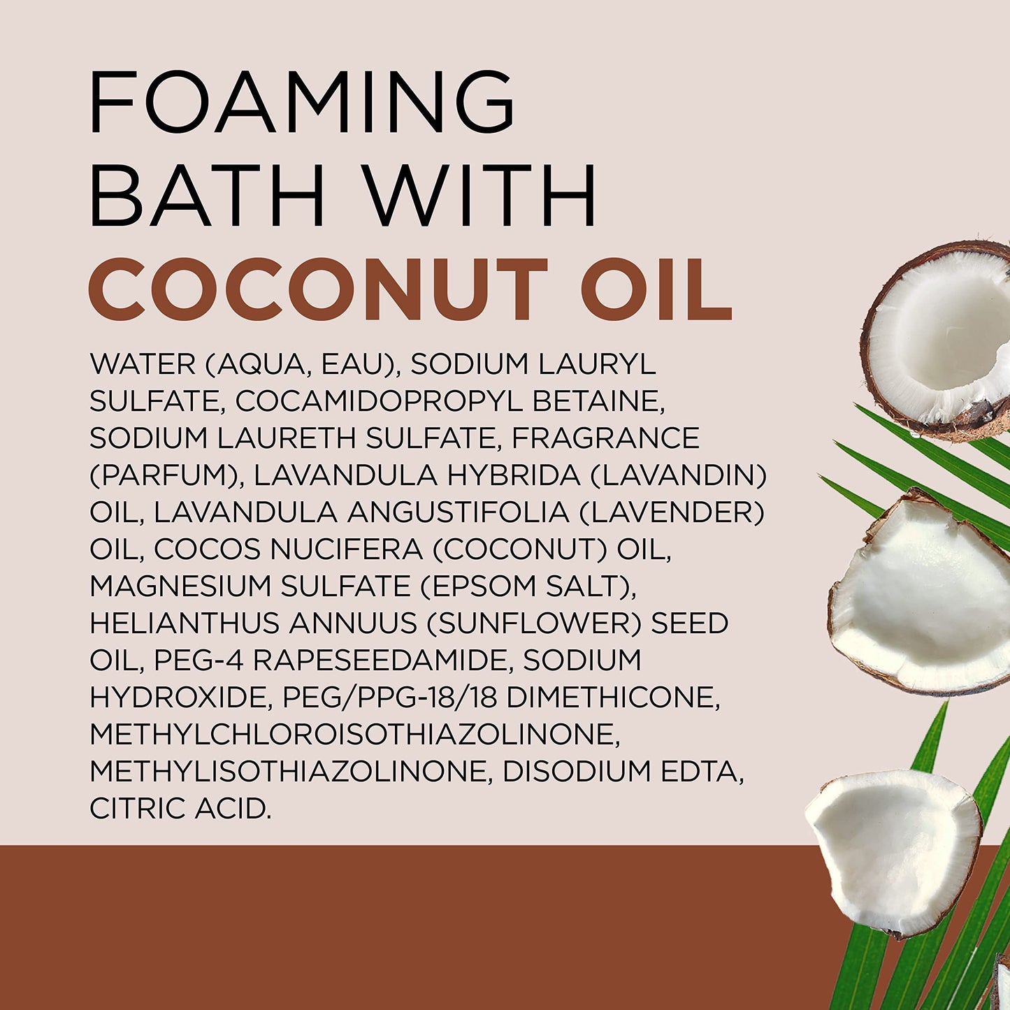 Dr Teal's Foaming Bath with Pure Epsom Salt, Nourish & Protect with Coconut Oil, 34 fl oz (Pack of 4)