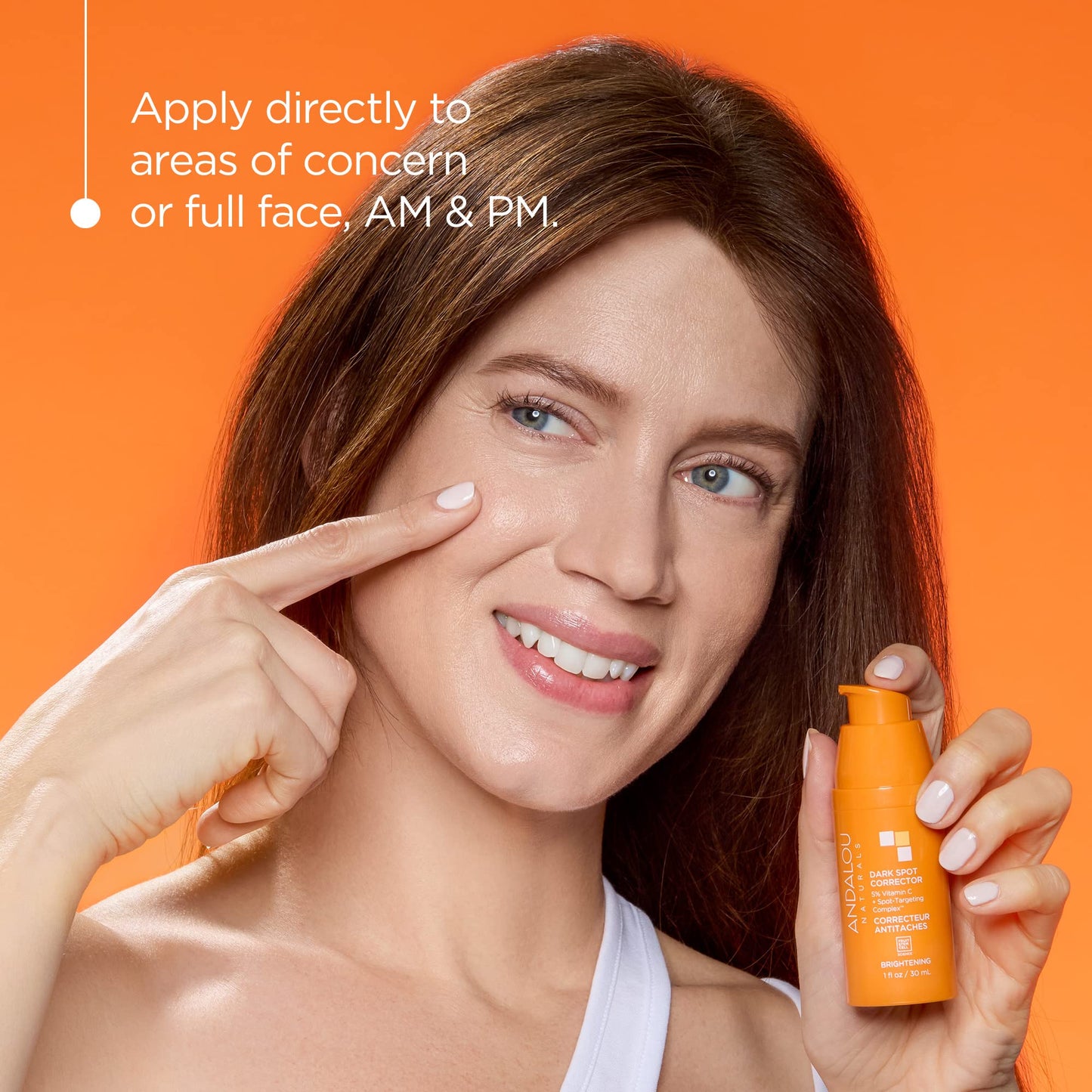 Andalou Naturals Dark Spot Corrector, Complexion Enhancing Face Serum with Vitamin C, May Help Hyperpigmentation, Reduce the Appearance of Acne