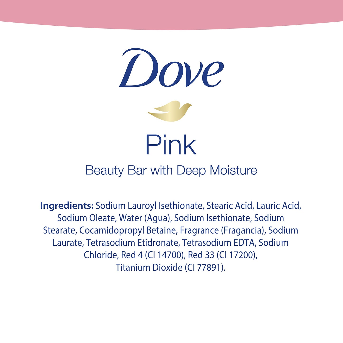 Dove Beauty Bar Gentle Cleanser For Softer and Smoother Skin Pink More Moisturizing Than Ordinary Bar Soap 3.75 oz 10 Bars Beauty & Personal Care Dove