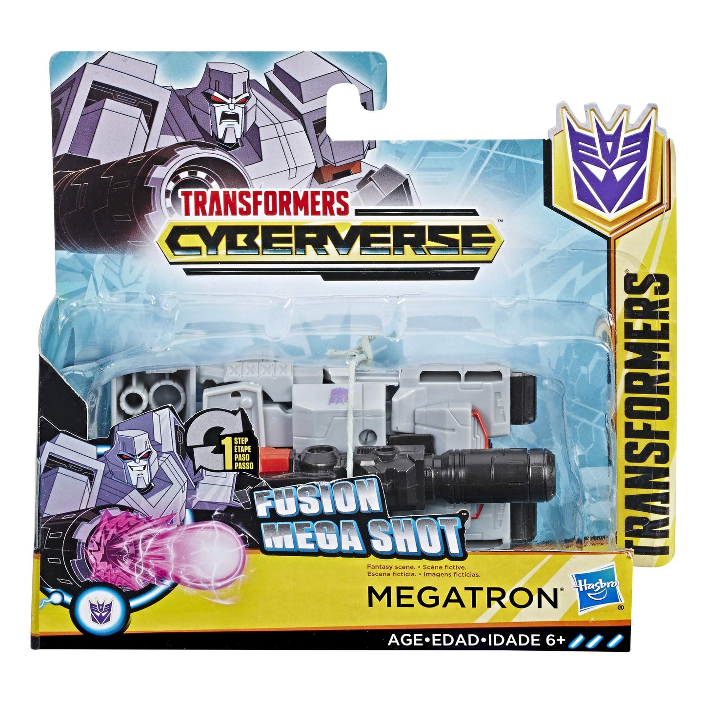 Transformers E3643 Cyberverse Action Attackers: 1-Step Changer Megatron Action Figure Toy