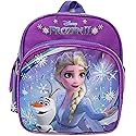 Pod Disney Frozen 2 Elsa Anna & Olaf 10"" Mini Backpack Girl's Book Bag, Purple