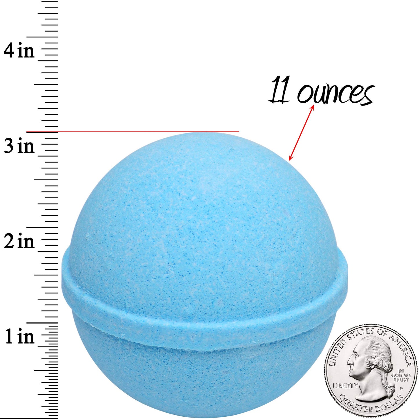 Ocean Breeze Lavender Bath Bombs Gift Set of 2 with Size 6 Ring Inside Each Made in USA