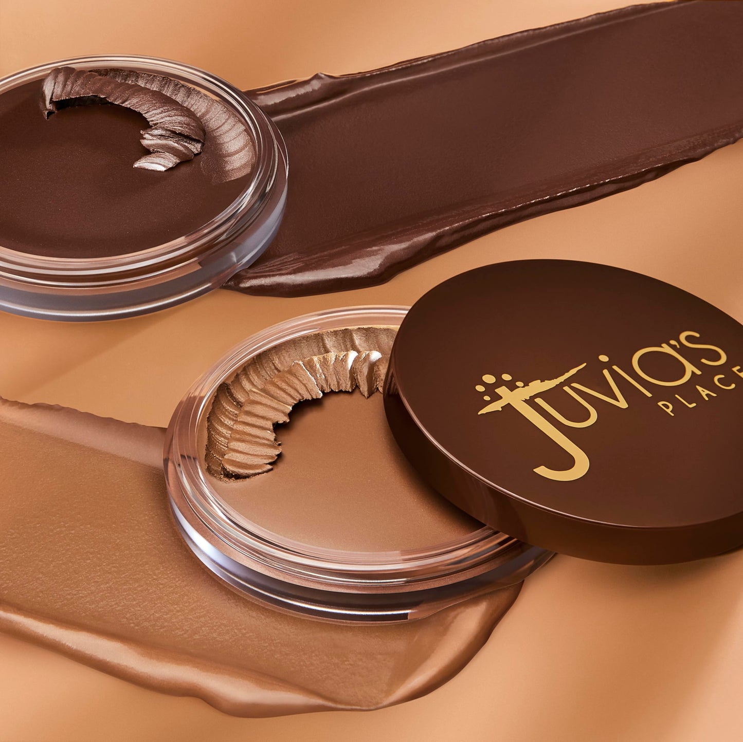 Juvia's Place Bronzed Cream Bronzer - Cocoa - Smooth Cream Bronzer Pot for Sun-Kissed Glow & Warmth, Buildable & Blendable Makeup Contour