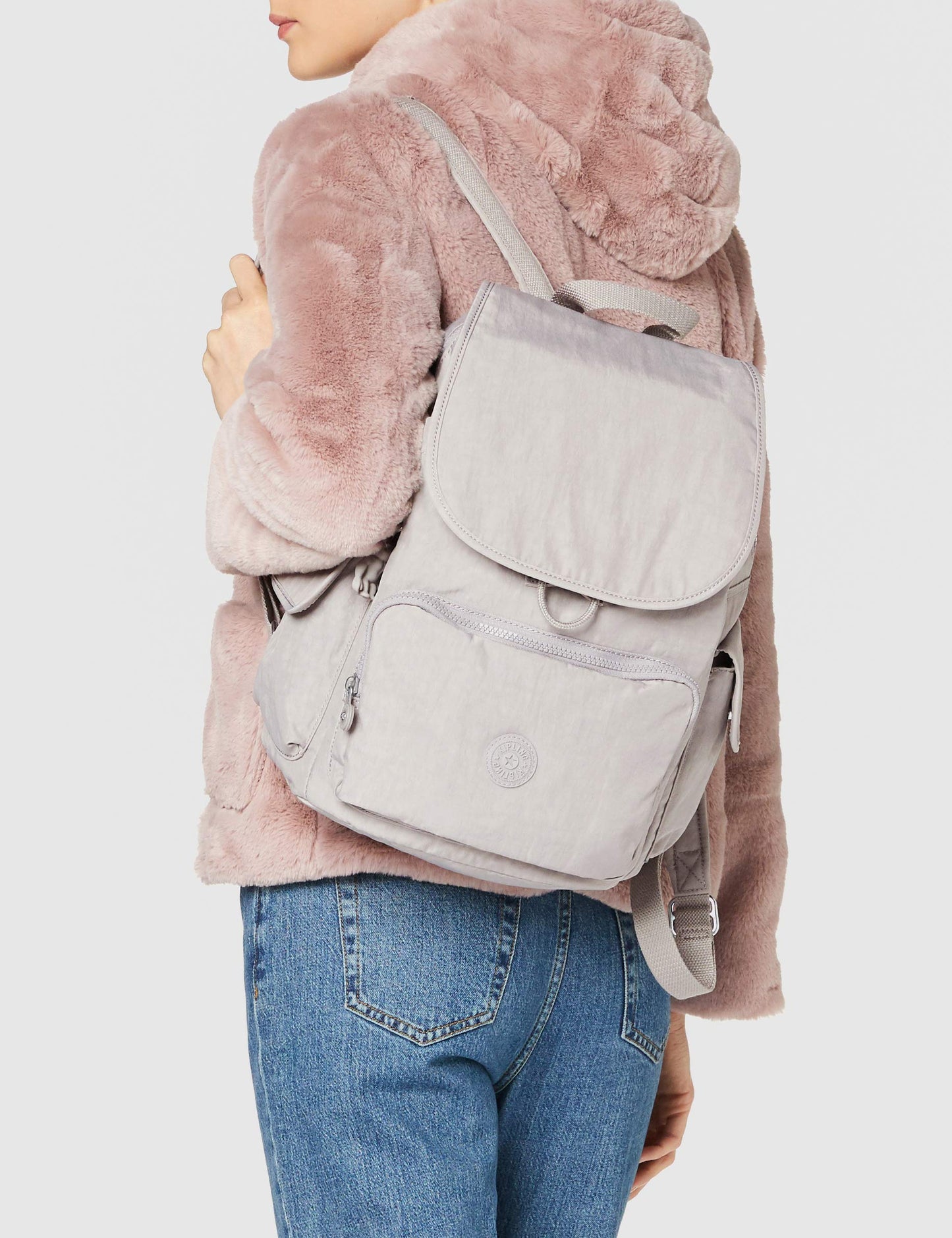 Kipling City Pack Women's Backpack Handbag, Grey Grey, One Size