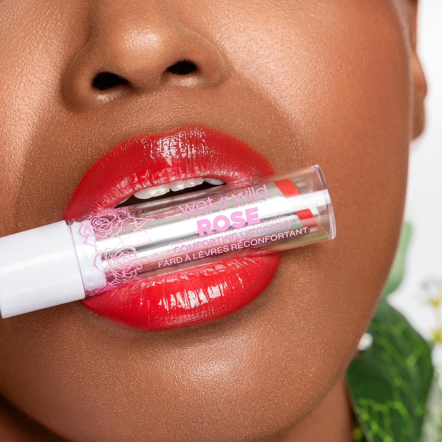 wet n wild Rose Comforting Glossy Natural Lipstick Red Soft 'N' Juicy