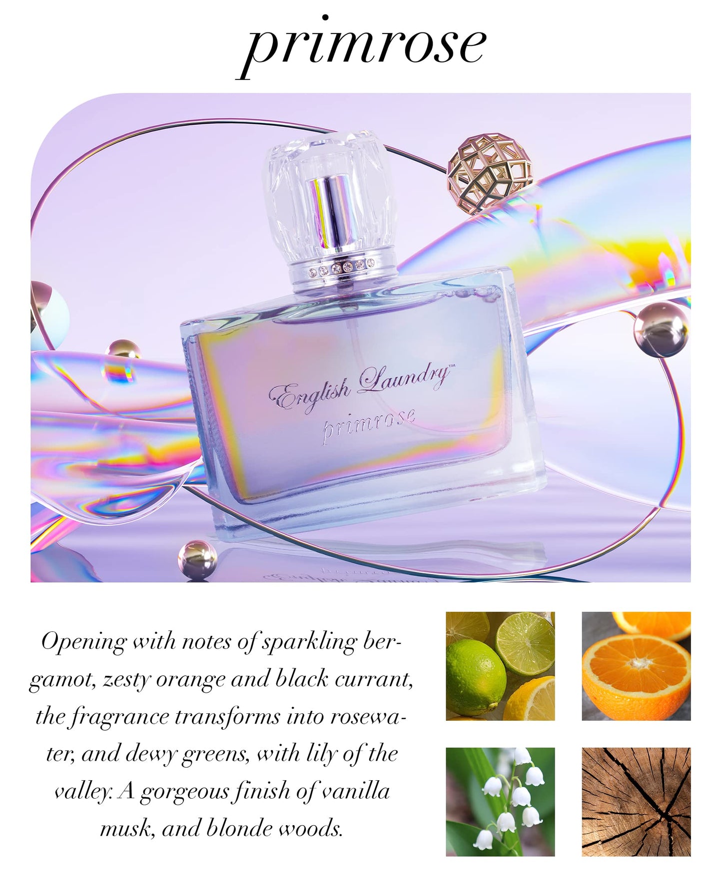 Primrose by English Laundry Eau De Parfum Spray, 3.4 fl. oz. for Women