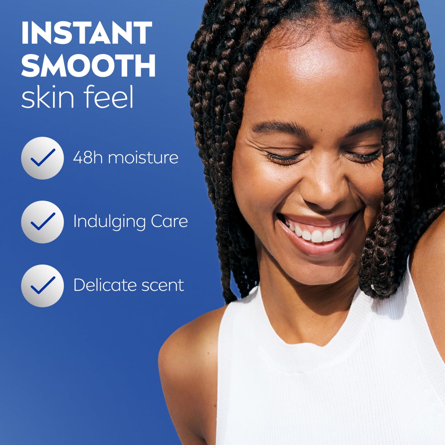 NIVEA Oil Infused Vanilla and Almond Oil Body Lotion for Women, Fast-Absorbing and Non-Greasy Vanilla Scented Lotion Moisturizes for 48 Hours, 16.9 Fl