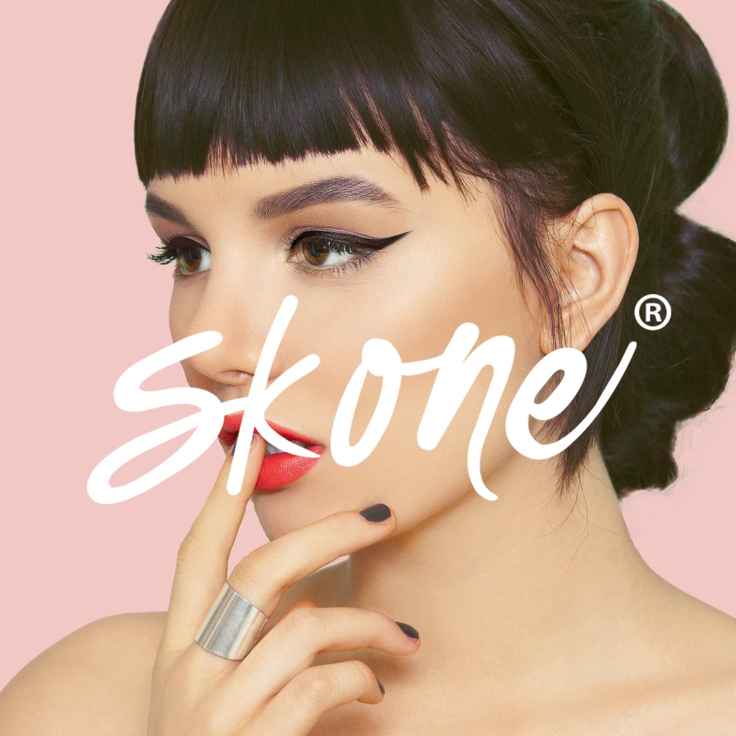 Skone Cosmetics Insanely Intense Tattooed Eyeliner Pen - Waterproof Liquid Eyeliner, Long Lasting, Sweat Proof, Smudge Proof Felt Tip Liquid Eyeliner