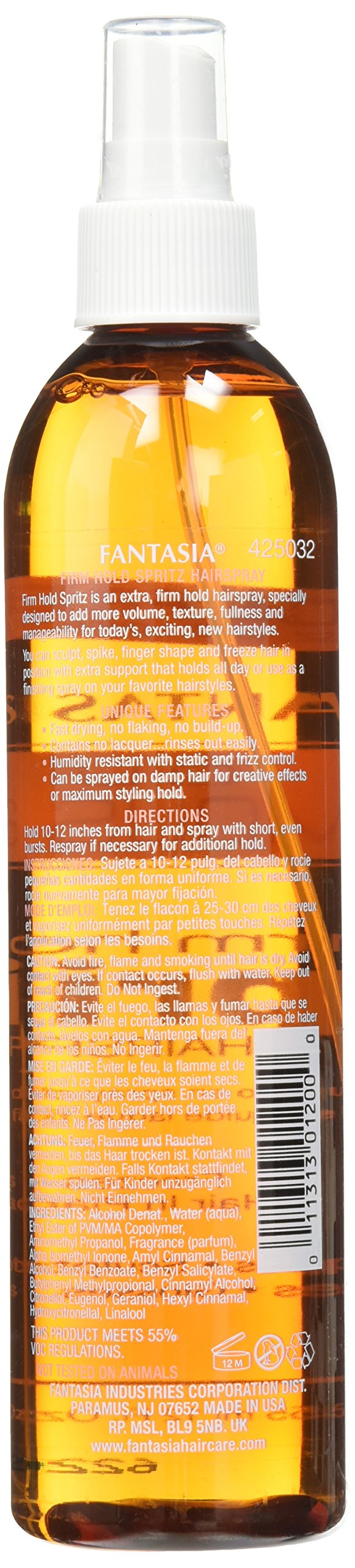 Fantasia Liquid Mousse Spritz Spray Firm Hold, 10 Fl Oz