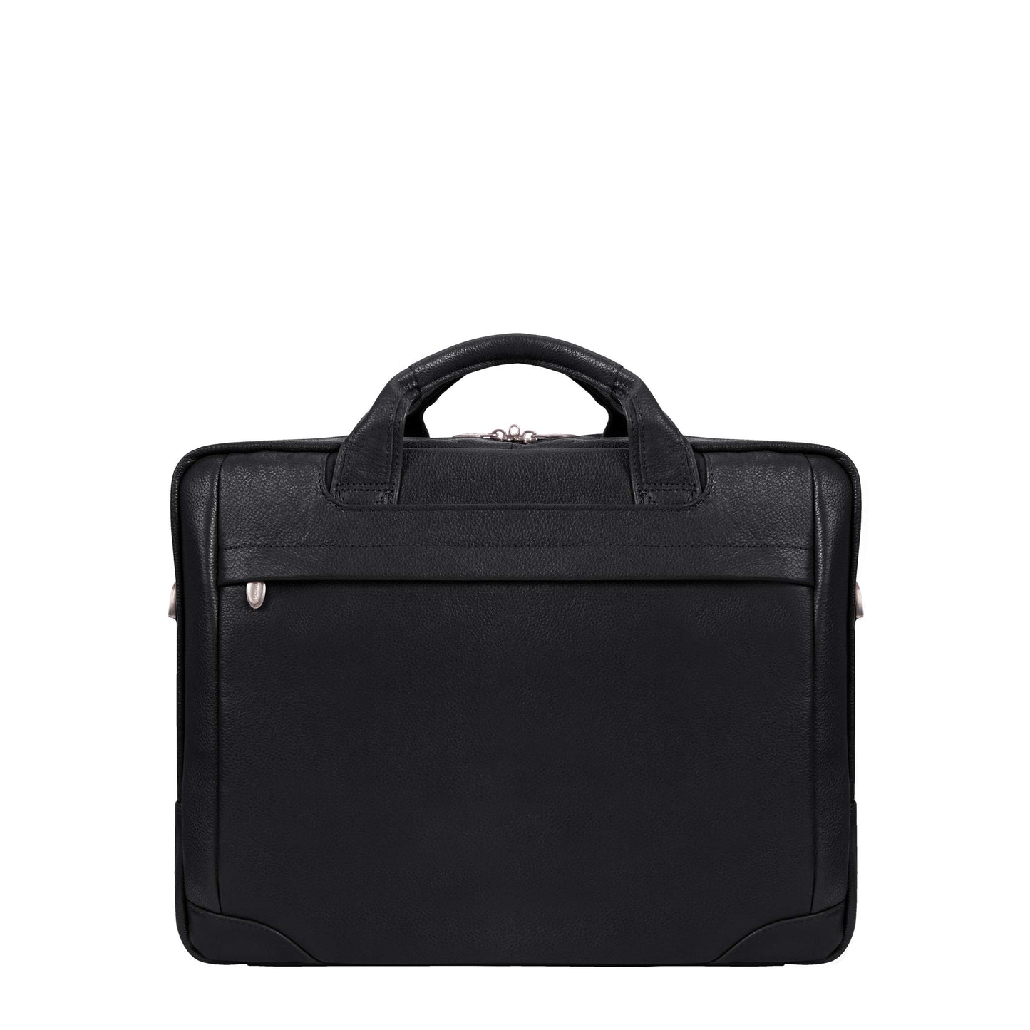 McKlein MONTCLARE, Pebble Grain Calfskin Leather, 13" Leather Laptop & Tablet Briefcase, Black (15495), One Size