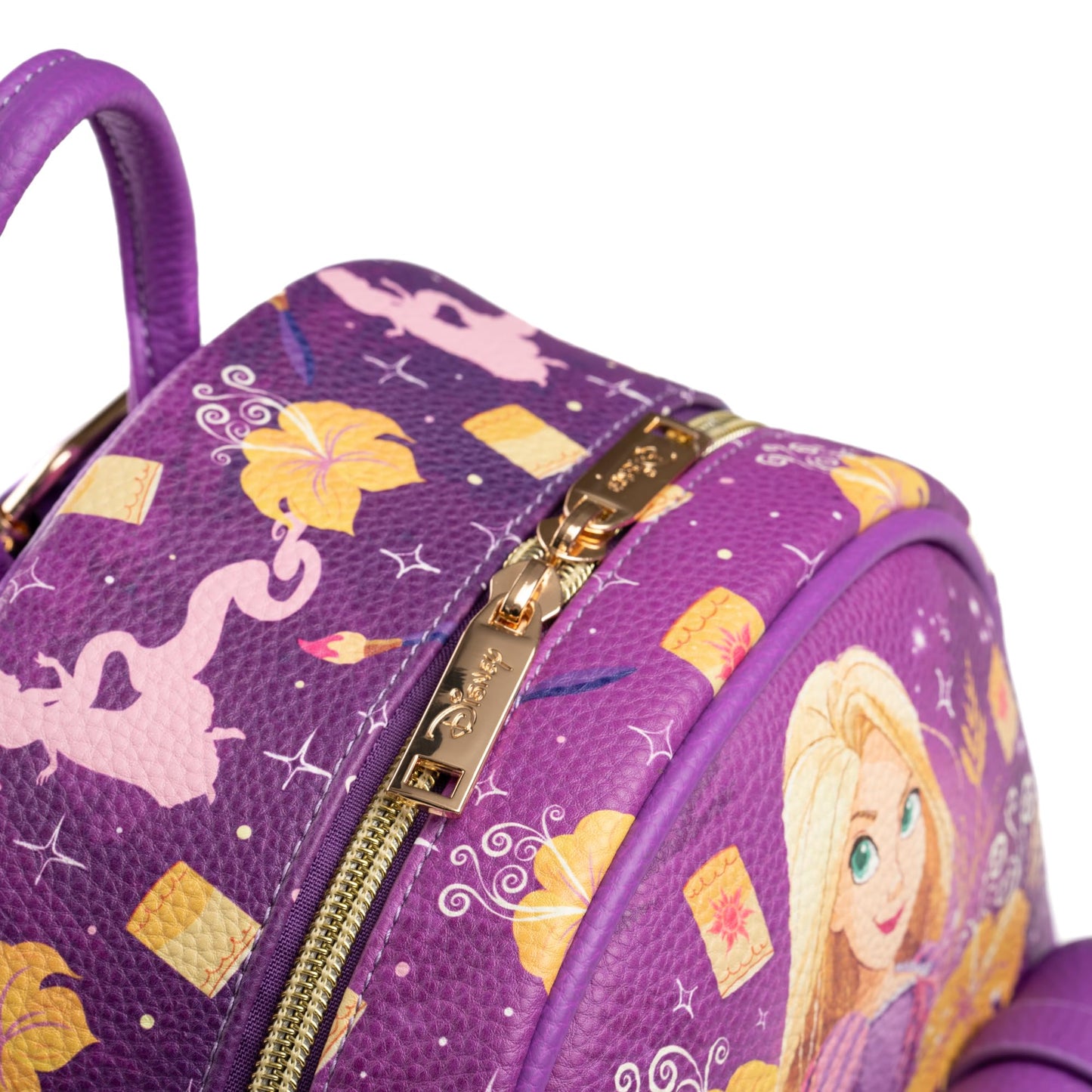 Wondapop Disney Tangled Rapunzel 11" Vegan Leather Fashion Mini Backpack