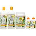 Silicon Mix Bambu Shampoo 36oz (Pack of 2) & Treatment 60oz & Leave-in 8oz (Pack of 2) "Set"