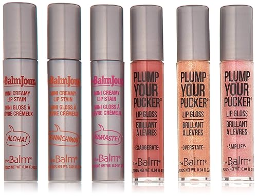 theBalm Hydrating Mini Lip Gloss 6-Piece Set