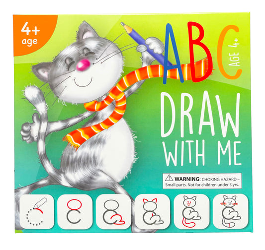 Alphabet Learning Tracing Set – ABC Handwriting Toys & Drawing Educational Game, Preschool Activity Gift for Kids Ages 3–6, Boys & Girls
