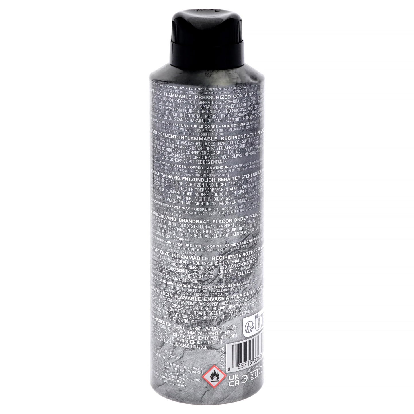 Guess Elements Cool Slate Deodorizing Body Spray For Men, 6.0 Oz.