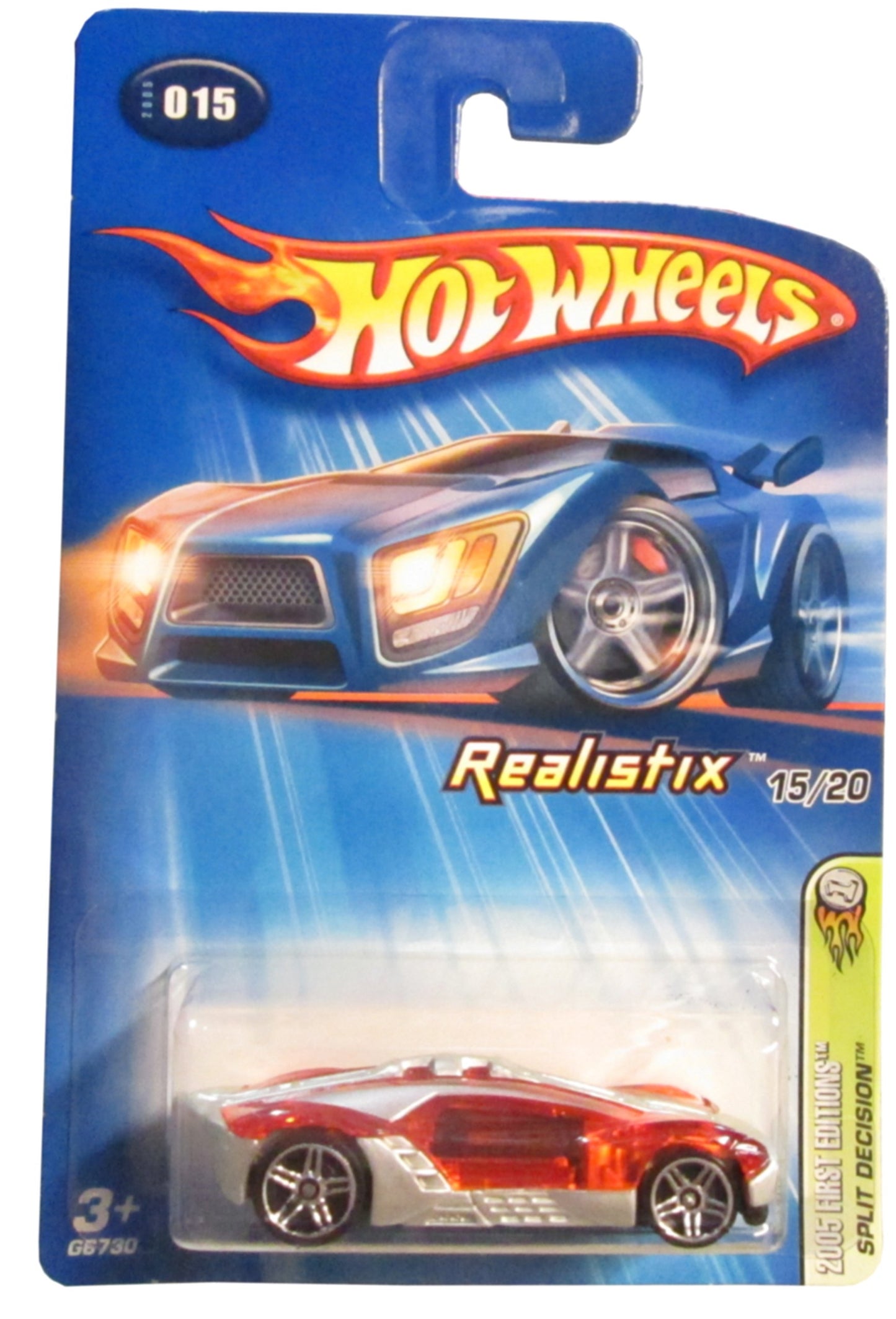 Hot Wheels 2005 First Editions Split Decision Realistix #15 of 20 1:64 Scale